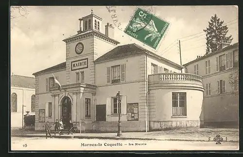 AK Marnes-la-Coquette, La Mairie