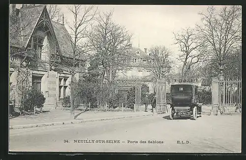AK Neuilly-sur-Seine, Porte des Sablons