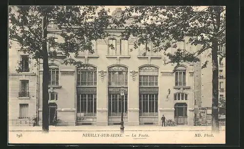 AK Neuilly-sur-Seine, la Poste