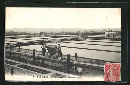 AK Suresnes, les Reservoirs, Bassins Filtreurs