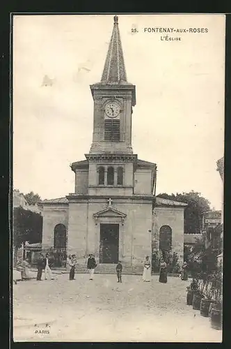 AK Fontenay-aux-Roses, L`Eglise, die Kirche