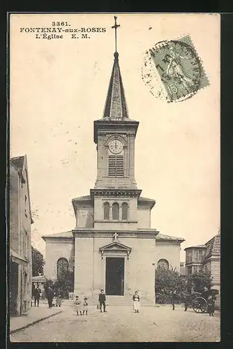 AK Fontenay-aux-Roses, L`Eglise, die Kirche