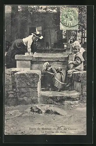 AK Forêt-de-Meudon, La Fontaine Ste. Marie, Wasserquelle