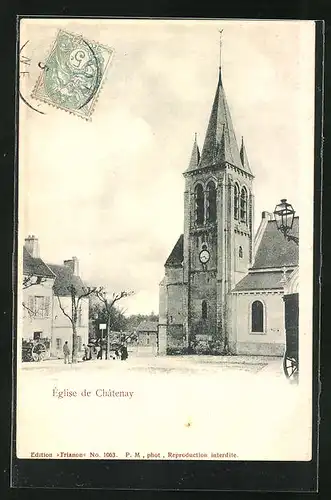 AK Châtenay, Eglise de Châtenay, die Kirche