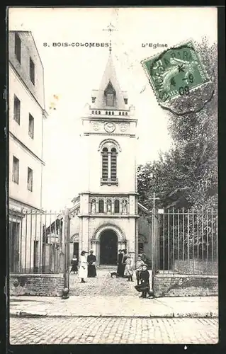 AK Bois-Colombes, L`Eglise, die Kirche