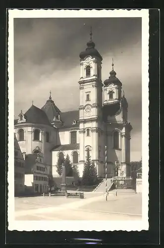 AK Ottobeuren, Marktplatz an der Abtei