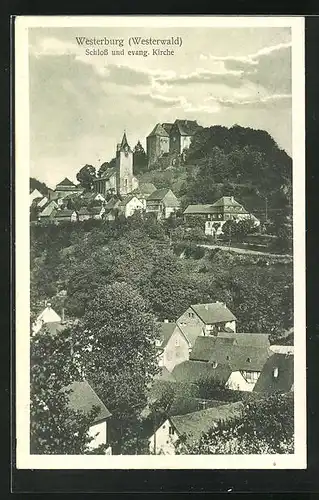 AK Westerburg, schloss und evang. Kirche