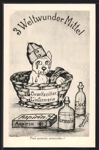 AK Sanitätshund wartet auf sein Weltwunder Mittel