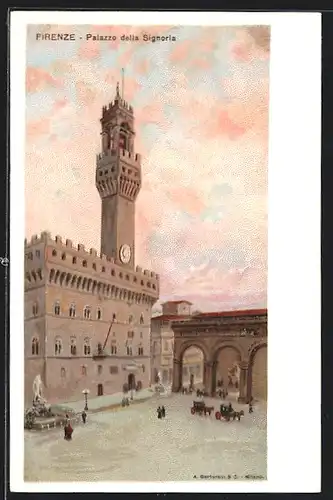 Lithographie Firenze, Palazzo della Signoria