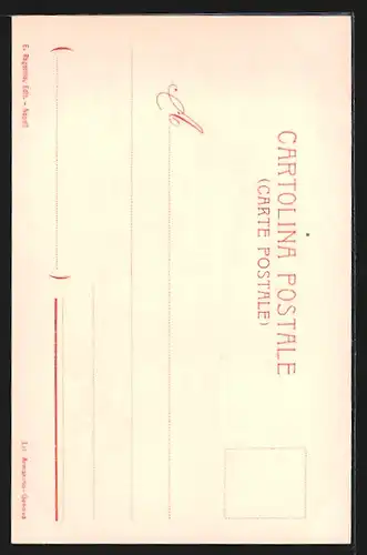 Lithographie Capri, Entrata del villaggio