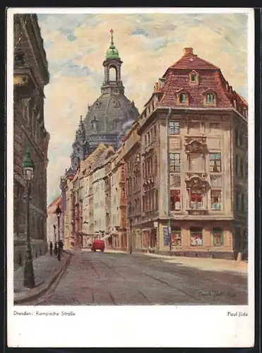 Künstler-AK Dresden, Rampische Strasse