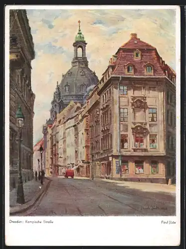 Künstler-AK Dresden, Rampische Strasse