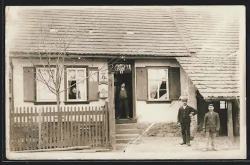 Foto-AK Urbich, Haus Beuthan 1911