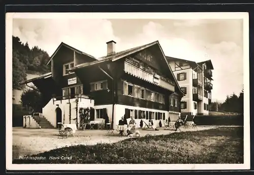 AK Berchtesgaden, Hotel Haus Carell, Königsseeer Strasse 28
