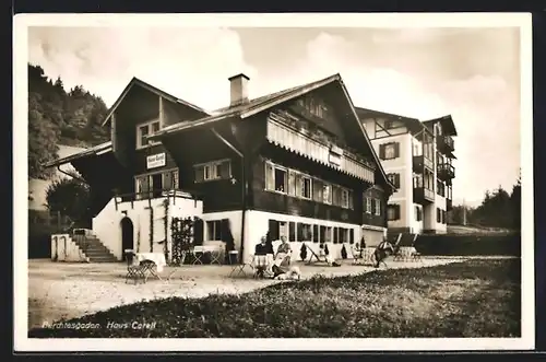 AK Berchtesgaden, Hotel Haus Carell, Königsseeer Strasse 28
