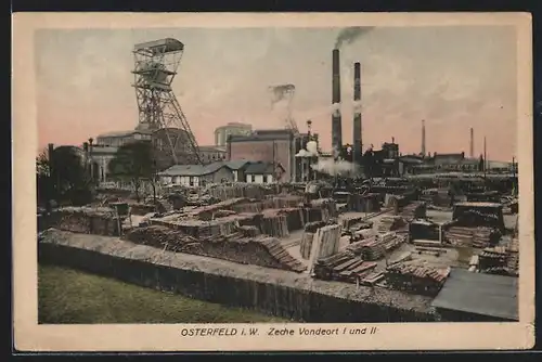 AK Osterfeld i. W., Zeche Vondeort I und II