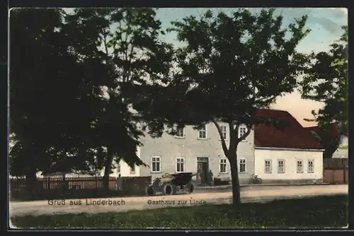 AK Linderbach, Gasthaus zur Linde