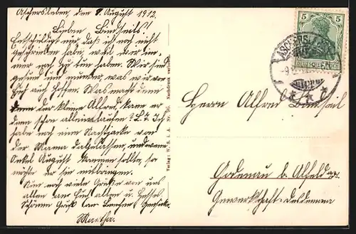 AK Aschersleben, Partie an der Städtischen Badeanstalt