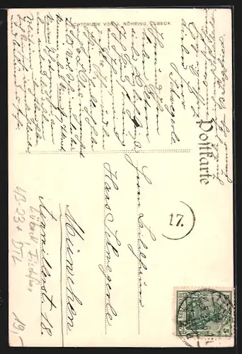 AK Lübeck, Fischfrau mit ihrer Ware