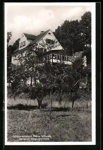 AK Gössweinstein / Fränk. Schweiz, Pension Wagnershöhe