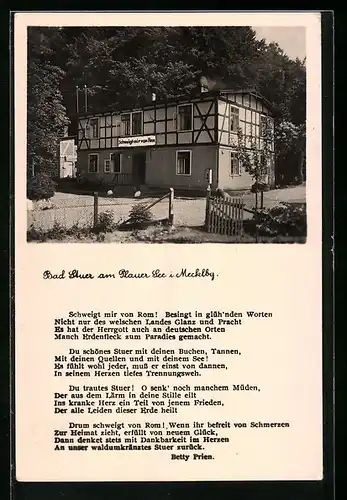 AK Bad Stuer, Gasthaus Schweigt mir von Rom