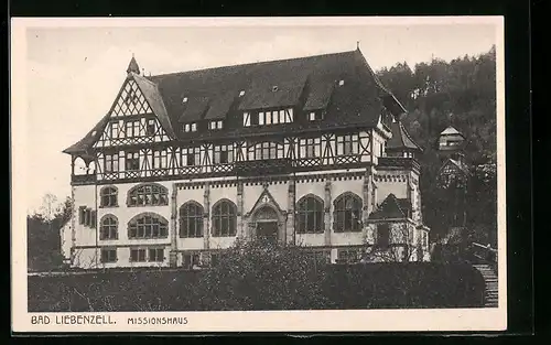 AK Bad Liebenzell, Partie am Missionshaus