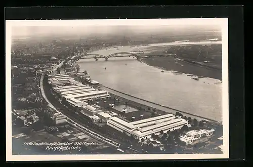 AK Düsseldorf, Grosse Ausstellung Gesolei 1926, Hauptfestplatz, Luftbild