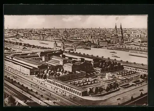 AK Köln, Kölner Messe, Gesamtansicht