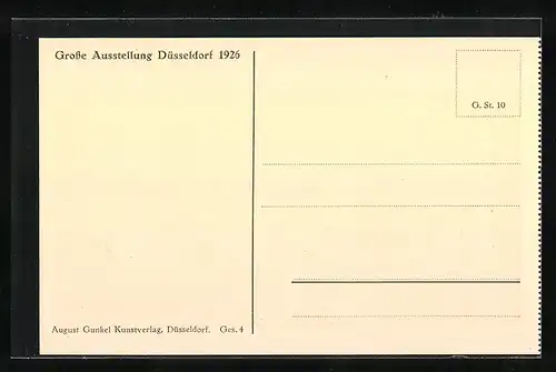 AK Düsseldorf, Gesolei 1926, Ansicht des Messegeländes aus der Vogelschau