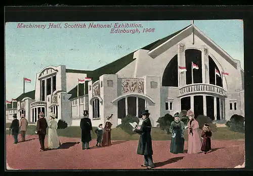AK Edinburgh, Scottish National Exhibition 1908, Machinery Hall