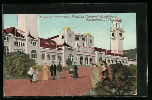 AK Edinburgh, Scottish National Exhibition 1908, Palace of Industries