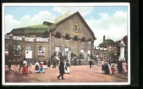 AK Leipzig, Weltausstellung für Buchgewerbe und Graphik 1914, Vergnügungspark u. Tanzpalast