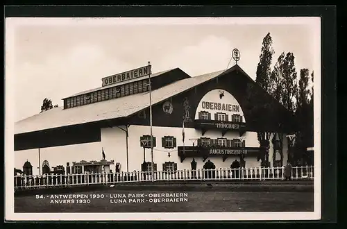 AK Anvers, Wereldtentoonstelling 1930, Luna Park, Oberbaiern