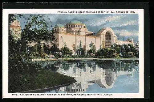 AK San Francisco, Panama-Pacific International Expostion 1915, Palace of Education and Social Economy