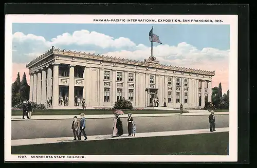 AK San Francisco, Panama-Pacific International Expostion 1915, Minnesota State Building