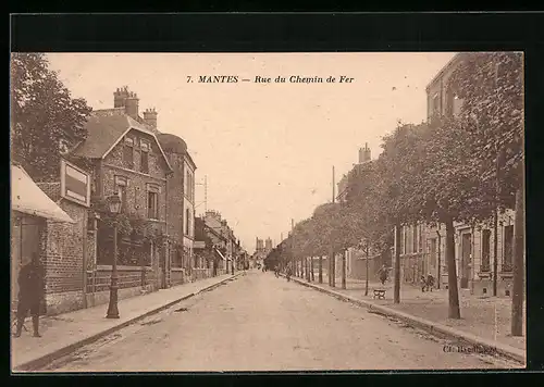 AK Mantes, Rue du Chemin de Fer