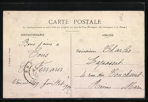 AK Le Vesinet, Avenue de la Princesse