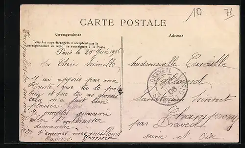 AK Mantes, Rue Nationale et Route de Limay, Hotel du Rocher de Gangale