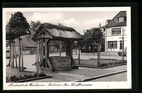 AK Cuxhaven-Duhnen, Am Dorfbrunnen