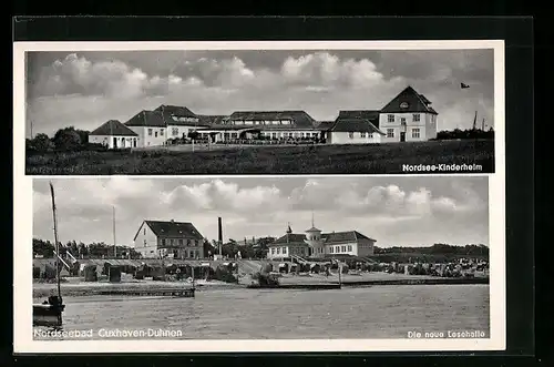 AK Cuxhaven-Duhnen, Nordsee-Kinderheim, Die neue Lesehalle