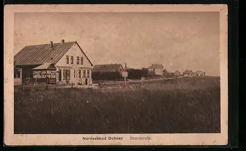 AK Duhnen, Partie aus der Strandstrasse