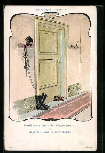 AK Soldat vergnügt sich mit einer jungen Frau im verschlossenen Zimmer