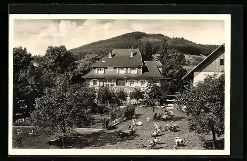 AK Schweigmatt / Bad. Schwarzwald, Pension Alpenblick