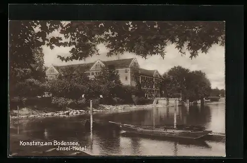 AK Konstanz / Bodensee, Insel-Hotel