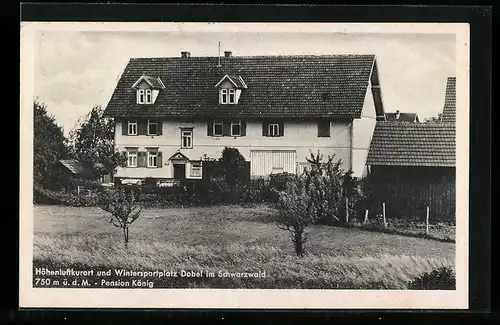 AK Dobel / Schwarzwald, Pension König