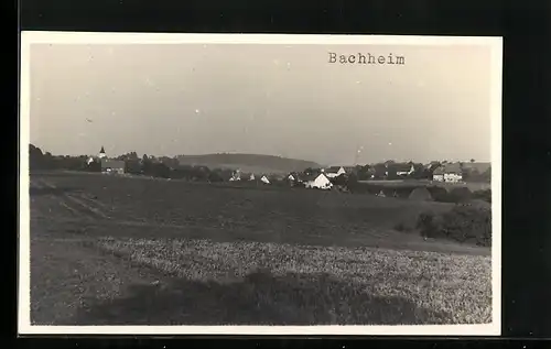 AK Bachheim, Panoramablick zum Ort