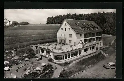 AK Lützenhardt bei Freudenstadt, Kurhaus-Hotel Sonnenhof