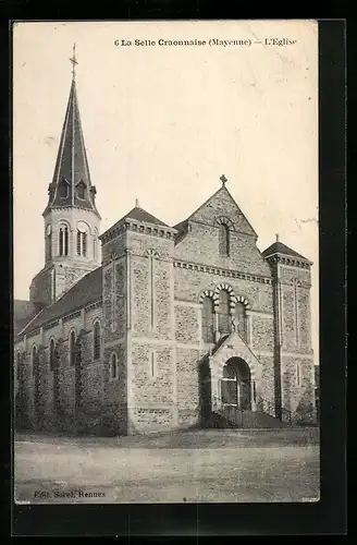AK La Selle-Craonnaise, l`Eglise