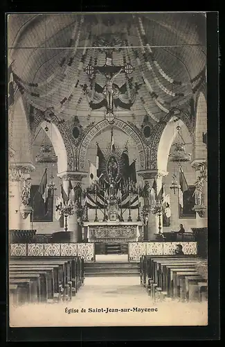 AK Saint-Jean-sur-Mayenne, l`Église