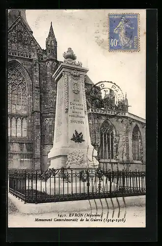 AK Evron, Monument Commemoratif de la Guerre